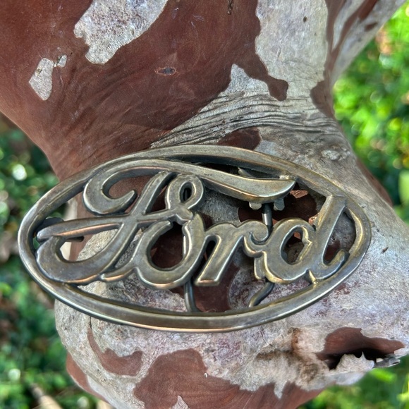 Vintage FORD Brass Belt Buckle SWEET FIND !! - Picture 2 of 4